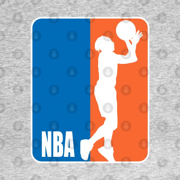 Immanuel Quickley NBA Logo Knicks by IronLung Designs